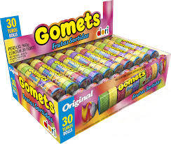DORI GOMA TUBO GOMETS FRUTAS DP 30X32GR